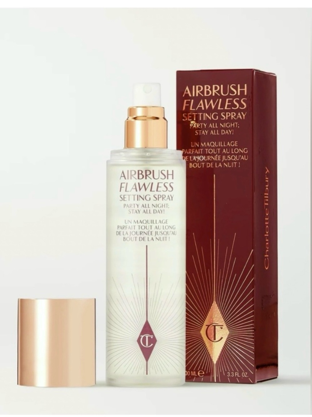 NWT Charlotte Tilbury Airbrush Flawless Hydrating & Waterproof Setting Spray